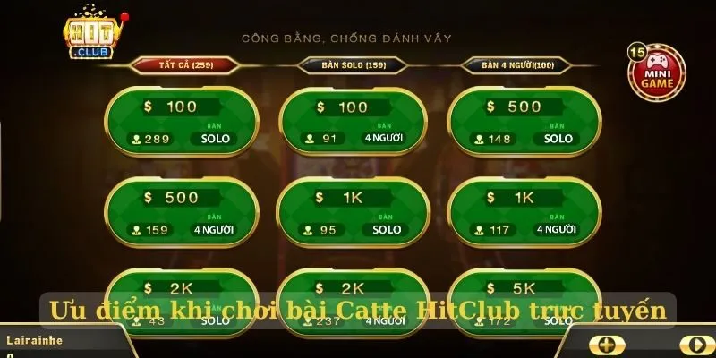 Tìm hiểu bài Catte HitClub – Trò chơi dân gian đầy hấp dẫn Ưu điểm khi chơi bài Catte HitClub trực tuyến